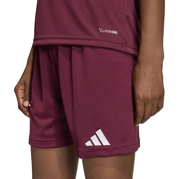 Adidas Entrada 26 Short Kinderen - Bordeaux