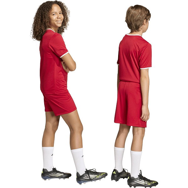 Adidas Entrada 26 Short Enfants - Rouge
