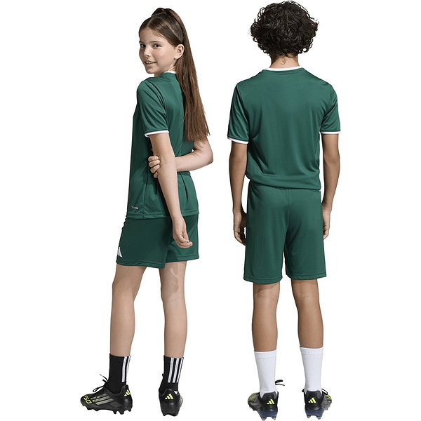Adidas Entrada 26 Short Enfants - Vert Foncé