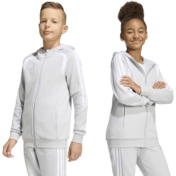 Adidas Tiro 26 League Sweatshirt Mit Reißverschluss Kinder - Grau