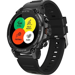 Spintso S2 Pro Schiedsrichter-Armbanduhr - Schwarz