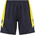 Kappa Lucio Short Heren - Marine / Geel