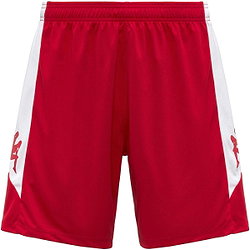 Kappa Lucio Short Hommes - Rouge / Blanc