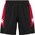 Kappa Lucio Short Heren - Zwart / Rood