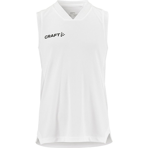 Craft Contrast Basketbalshirt Kinderen - Wit