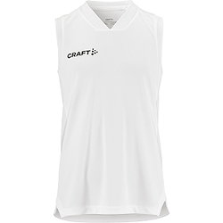 Voorvertoning: Craft Contrast Basketbalshirt Kinderen - Wit