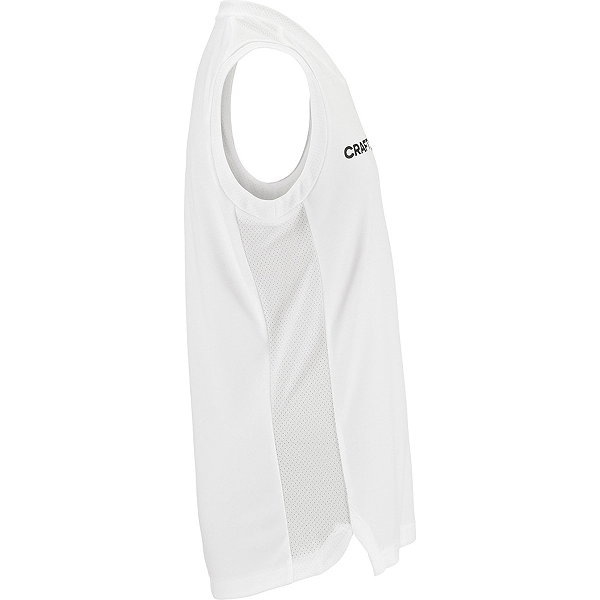 Craft Contrast Basketbalshirt Kinderen - Wit