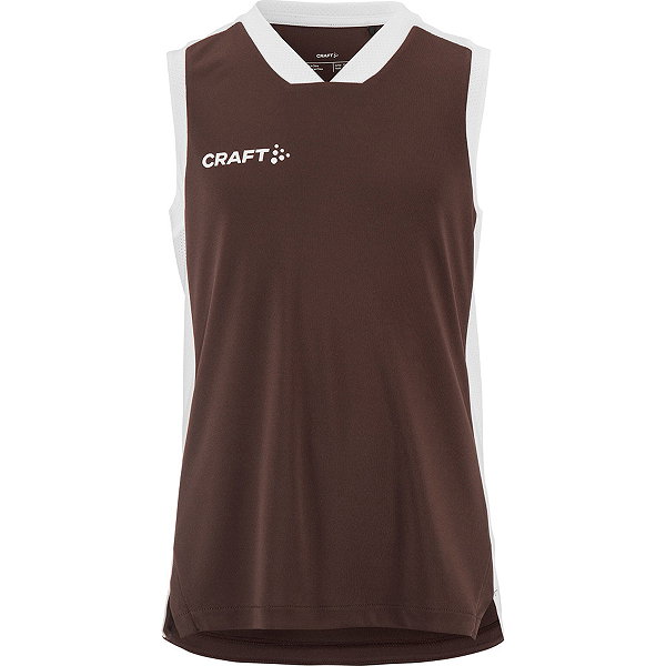 Craft Contrast Basketbalshirt Kinderen - Bordeaux / Wit
