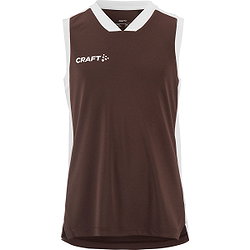 Voorvertoning: Craft Contrast Basketbalshirt Kinderen - Bordeaux / Wit