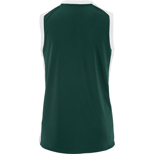 Craft Contrast Basketbalshirt Kinderen - Forest Green / Wit