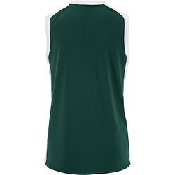 Voorvertoning: Craft Contrast Basketbalshirt Kinderen - Forest Green / Wit