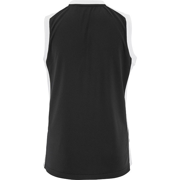 Craft Contrast Basketbalshirt Kinderen - Zwart / Wit