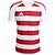 Adidas Hooped 26 Striped Trikot Kurzarm Herren - Weiß / Rot