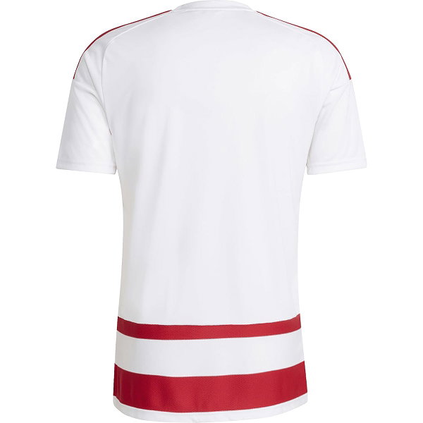 Adidas Hooped 26 Striped Trikot Kurzarm Herren - Weiß / Rot