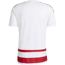 Vorschau: Adidas Hooped 26 Striped Trikot Kurzarm Herren - Weiß / Rot