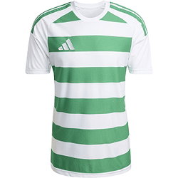 Adidas Hooped 26 Striped Maillot Manches Courtes Hommes - Blanc / Vert