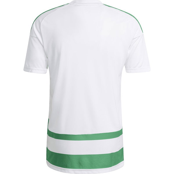 Adidas Hooped 26 Striped Trikot Kurzarm Herren - Weiß / Grün