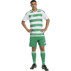 Vorschau: Adidas Hooped 26 Striped Trikot Kurzarm Herren - Weiß / Grün