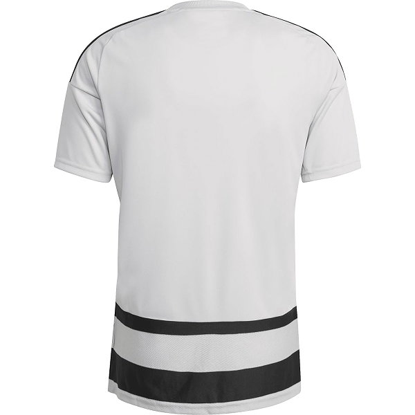 Adidas Hooped 26 Striped Trikot Kurzarm Herren - Grau / Weiß