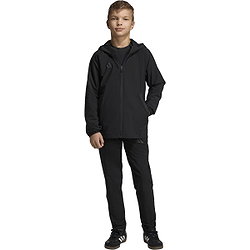 Voorvertoning: Adidas Tiro Travel Windbreaker Kinderen - Zwart