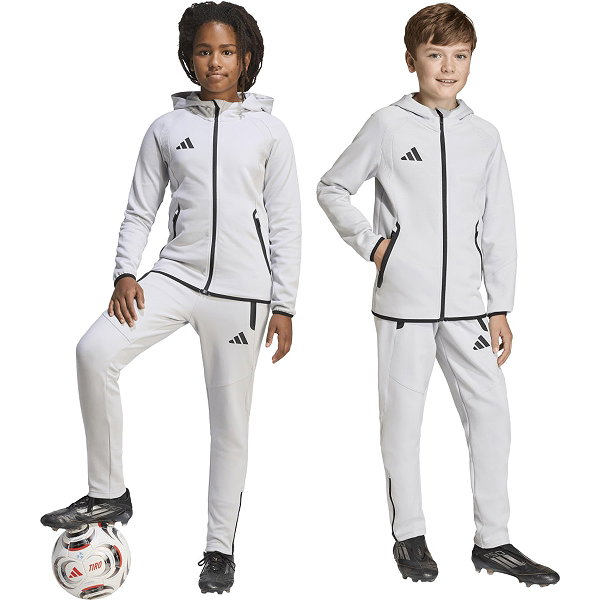 Adidas Tiro Travel Pantalon Sweat Enfants - Gris / Noir
