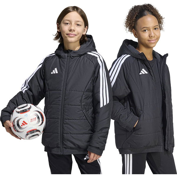 Adidas Tiro 26 Winterjas Kinderen - Zwart / Wit