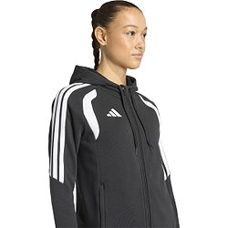 Présentation: Adidas Tiro 26 Veste Capuche Femmes - Noir / Blanc