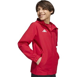 Présentation: Adidas Entrada 26 Veste De Pluie Enfants - Rouge