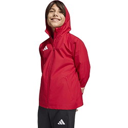 Présentation: Adidas Entrada 26 Veste De Pluie Enfants - Rouge