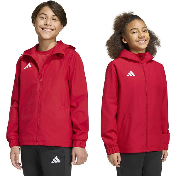 Adidas Entrada 26 Veste De Pluie Enfants - Rouge