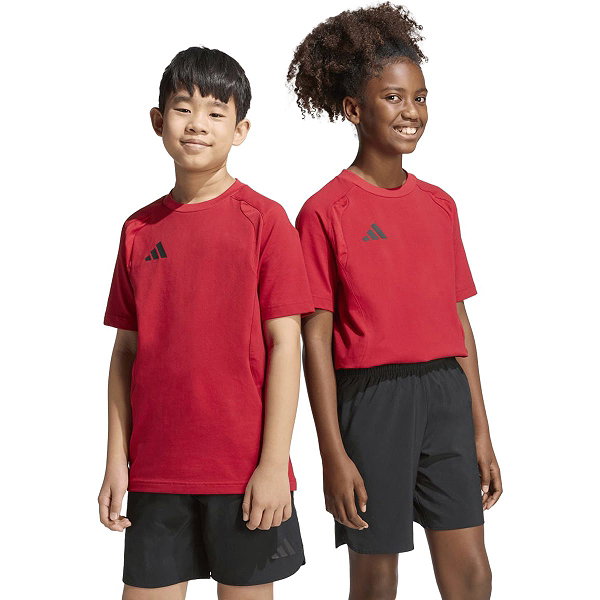 Adidas Tiro Travel T-Shirt Enfants - Rouge