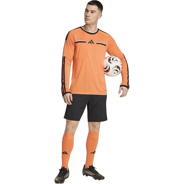 Adidas Referee 26 Scheidsrechtersshirt Lange Mouw Heren - Fluo Oranje