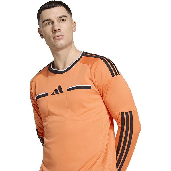 Adidas Referee 26 Scheidsrechtersshirt Lange Mouw Heren - Fluo Oranje
