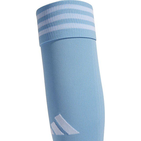 Adidas Team Sleeve 23 Chaussettes De Football Footless - Bleu Ciel / Blanc
