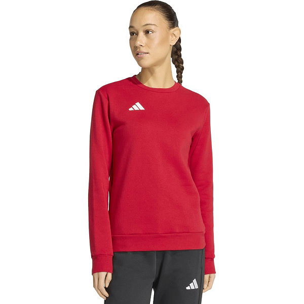 Adidas Entrada 26 Sweat Femmes - Rouge / Blanc