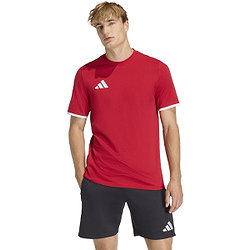 Présentation: Adidas Entrada 26 T-Shirt Hommes - Rouge / Blanc