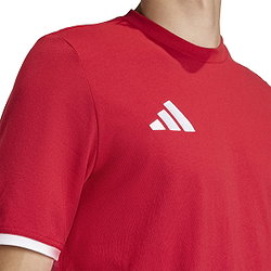 Présentation: Adidas Entrada 26 T-Shirt Hommes - Rouge / Blanc