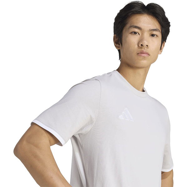 Adidas Entrada 26 T-Shirt Herren - Grau / Weiß