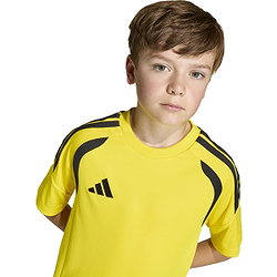 Présentation: Adidas Tiro 26 League Maillot Manches Courtes Enfants - Jaune / Noir