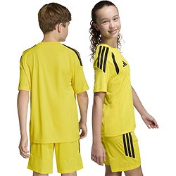 Présentation: Adidas Tiro 26 League Maillot Manches Courtes Enfants - Jaune / Noir