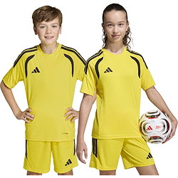 Présentation: Adidas Tiro 26 League Maillot Manches Courtes Enfants - Jaune / Noir