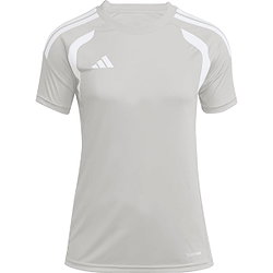 Présentation: Adidas Tiro 26 League Maillot Manches Courtes Femmes - Gris / Blanc