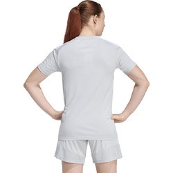 Présentation: Adidas Tiro 26 League Maillot Manches Courtes Femmes - Gris / Blanc