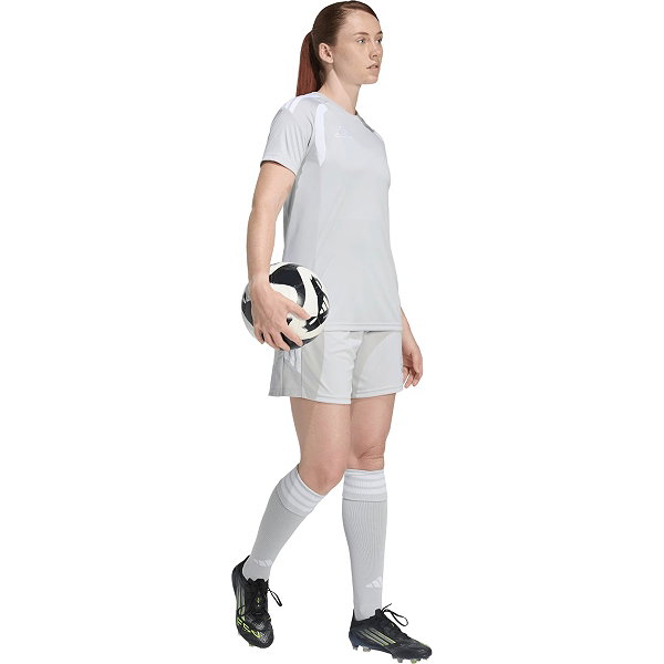 Adidas Tiro 26 League Maillot Manches Courtes Femmes - Gris / Blanc