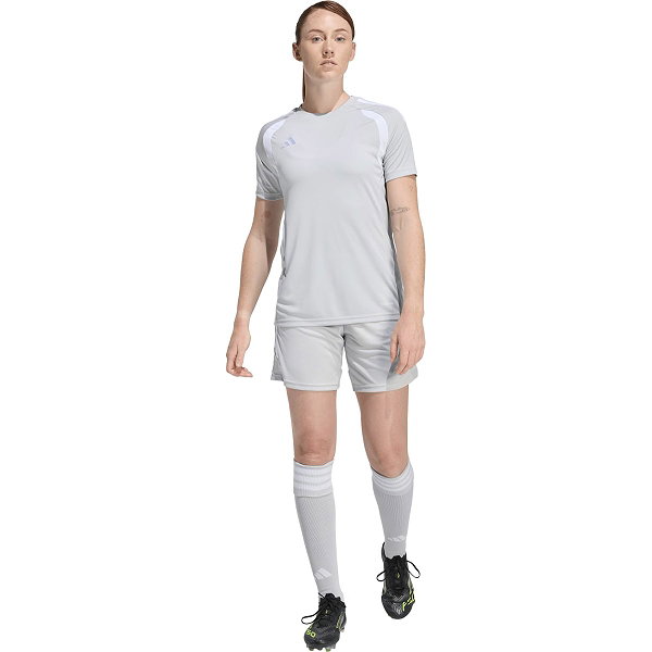 Adidas Tiro 26 League Maillot Manches Courtes Femmes - Gris / Blanc