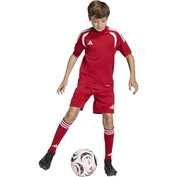 Présentation: Adidas Tiro 26 League Maillot Manches Courtes Enfants - Rouge / Blanc