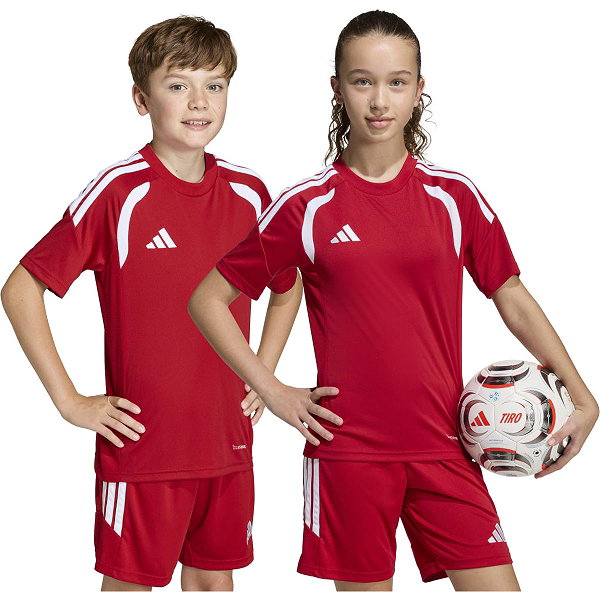 Adidas Tiro 26 League Maillot Manches Courtes Enfants - Rouge / Blanc