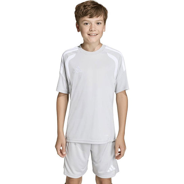 Adidas Tiro 26 League Maillot Manches Courtes Enfants - Gris / Blanc