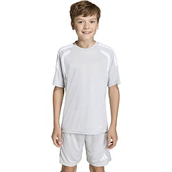 Présentation: Adidas Tiro 26 League Maillot Manches Courtes Enfants - Gris / Blanc
