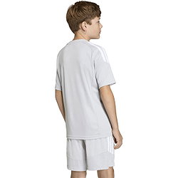 Présentation: Adidas Tiro 26 League Maillot Manches Courtes Enfants - Gris / Blanc